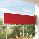 Patio Retractable Side Awning 80x300 cm Red 48363