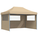 Party Tent Folding Beige 279 x 410 x 315 cm Oxford Fabric 42023588