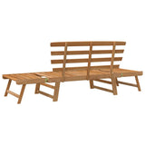 Garden Bench Brown Solid acacia wood Large 316471