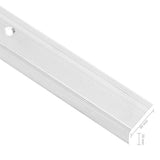 Stair Nosings in L-shape 15 pcs Aluminium 90 cm Silver 146732