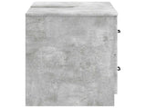 Bathroom Sink Cabinet UTRECHT Concrete Grey 82 x 41x 56 cm 897678