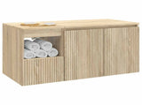 Bathroom Furniture Set 2 pcs Sonoma Oak Engineered Wood 3404116
