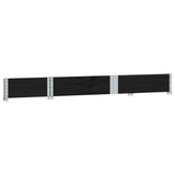 Garden Planter Black 150x50 cm Solid Wood Pine 3295404