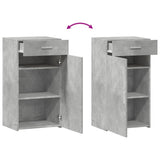 Sideboard Concrete Grey 50x42.5x93 cm Engineered Wood 846295