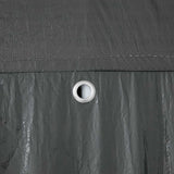 Party Tent Anthracite 400 x 400 x 266 cm Polyethylene and Steel 42003423