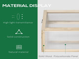 Wooden Cold Frame Greenhouse Garden Portable Raised Planter 30475764