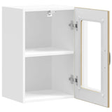 Kitchen Wall Cabinet with Glass Door Lucca Sonoma Oak 853770