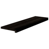 Stair Treads 12 pcs Brown Black 90x25x2 cm Solid Wood Oak 3283039