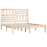 Bed Frame without Mattress 120x190 cm Small Double Solid Wood Pine 3100993
