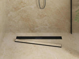 2 in 1 Shower Drain Black 80 cm Stainless Steel 304 42015946