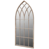 Gothic Arch Garden Mirror 50x115 cm for Indoor and Outdoor Use 41226