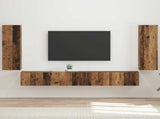 TV Wall Cabinet Set 4 pcs 29.5 x 31 x 100 cm Old Wood 3408932