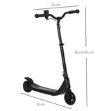 Electric Scooter, 120W Motor E-Scooter, Adjustable Height, Rear Brake for Ages 6 Years - Black T3398P349441