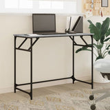 Desk Grey Sonoma 100x45x76 cm Engineered Wood and Powder-coated Steel 842269