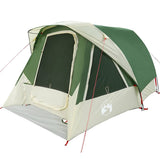 Family Tent Cabin 6-Person Green Waterproof 4100667