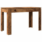Dining Table Old Wood 120x60x76 cm Engineered Wood 855902