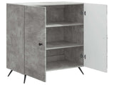 Sideboard Concrete Grey 66 x 34.5 x 90 cm Engineered Wood 895508