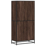 Highboard Brown Oak 68x35x139 cm Engineered Wood 3300834