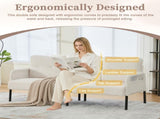 GOMYWAY Oversized Loveseat, Modern & Plush Double-seater Sofa, Corduroy Upholstered Couch, Cozy W2678P422283