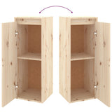Wall Cabinet 30x30x80 cm Solid Wood Pine 813495