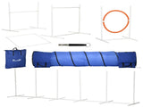 Six-Piece Dog Agility Equipment Set, with Carry Bag - Multicoloured T3398P349775
