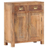 Sideboard 65x30x75 cm Solid Rough Mango Wood 247735