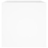 Planter Box High Gloss White 40x40x40 cm Engineered Wood 808798