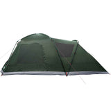 Cabin Tent with Roof Army green 12-Person Polyester and Steel 42028574