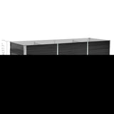 ZNTS Garden Raised Bed Anthracite 240x80x45 cm Galvanised Steel 45727