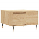 Coffee Table Sonoma Oak 55x55x36.5 cm Engineered Wood 830751