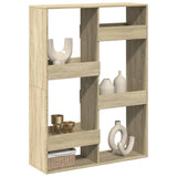 Room Divider Sonoma Oak 100x33x135 cm Engineered Wood 3309557