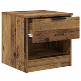 Bed Cabinet 2 pcs Old Wood 40 x 39 x 40cm Engineered Wood 880516