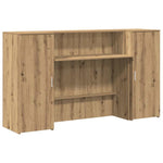 Reception Desk Artisan Oak 180x50x103.5 cm Engineered Wood 3324213