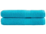 Premium Bath Towels "SOLUND" 2 pcs Turquoise 100x150 cm 600 gsm 137455