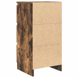 Sideboard Smoked Oak 37.5x35x76 cm Engineered Wood 861728