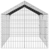 Rabbit Cage Silver 200 x 78 x 78 cm Galvanised Steel 42019237