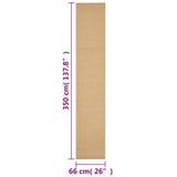 Rug Natural 100% sisal Large Non-slip Rug Rectangular 136303