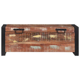 Storage Chests Multicolour 80 x 30 x 30 cm Solid Reclaim wood 4015974