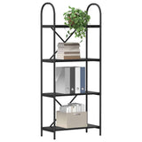 Bookshelf Black Oak 60 x 30 x 146 cm Engineered wood 879911