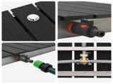 Garden Floor Shower WPC and Stainless Steel 201 Anthracite 42031215