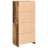 Wardrobe Old Wood 80x52x180 cm Engineered Wood 855882