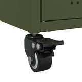 TV Cabinet Olive Green 100.5x39x43.5 cm Steel 846696