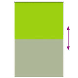 Roller Blind Blackout Leaves Green 165x210 cm Fabric Width 161.6 cm Polyester 4011323