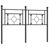 Metal Replace Headboard Black 140 cm 374372