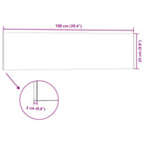 Wall Panels 10 pcs White and Red 100 x 25 cm EPS Foam 42046109