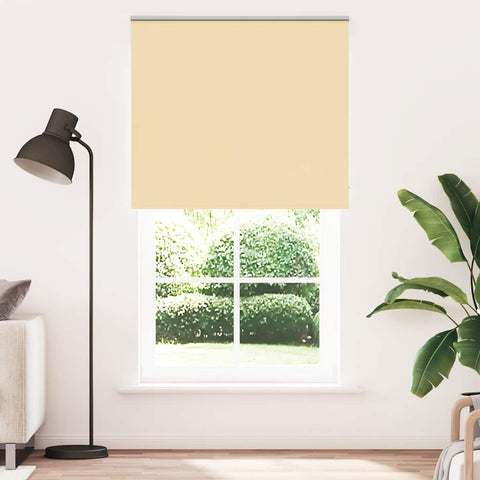 ZNTS Roller Blind Blackout Beige 125x230 cm Fabric Width 121.6 cm Polyester 4010821