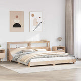 Bed Frame without Mattress 180x200 cm Super King Solid Wood Pine 3306411