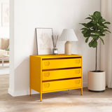 Sideboard Mustard Yellow 68x39x58.5 cm Cold-rolled Steel 851295