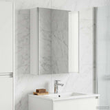 Bathroom Mirror Cabinet White 53.5 x 15.5 x 70 cm 889231
