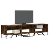 TV Cabinet Smoked Oak 180x34x41 cm Engineered Wood 848576